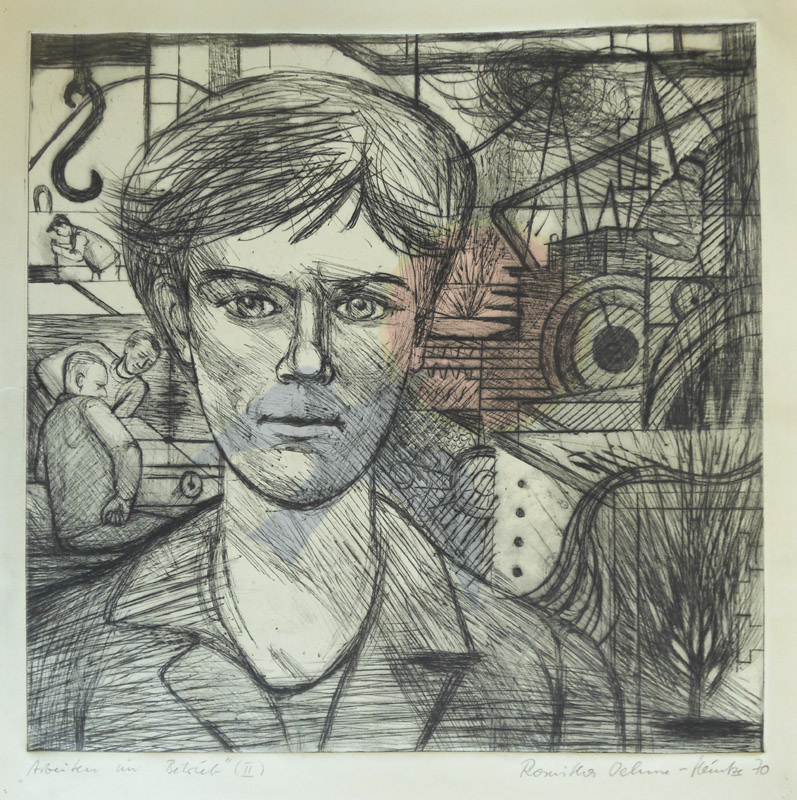 2. Radierung ,,Arbeiten im Betrieb,, (II), 1970, 37,5x37,8 cm (48,4x48,5x42,4).jpg